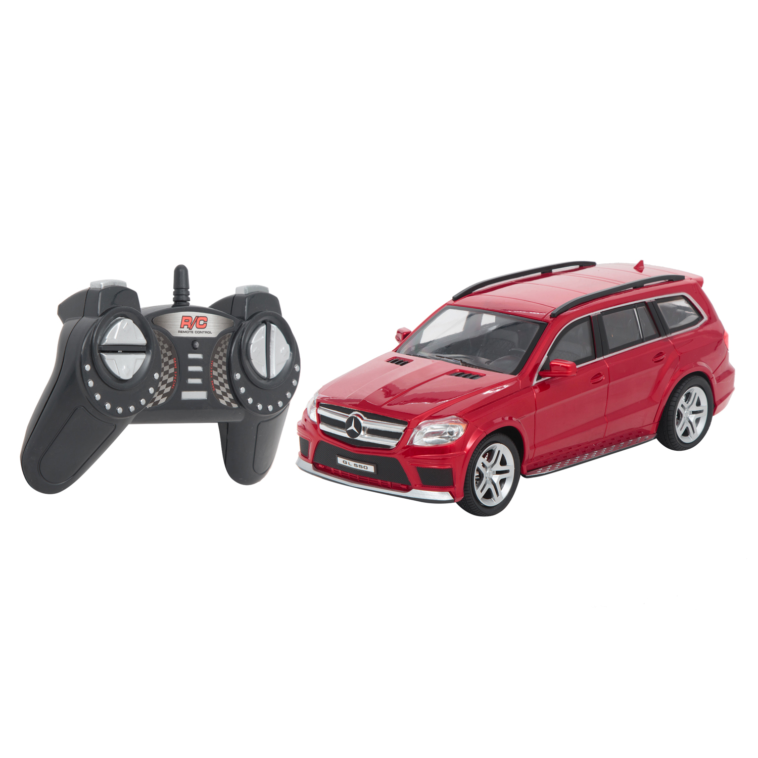 

Машина на радиоуправлении Maxi Car Vip Line Mercedes Benz GL550, 1:18, красный