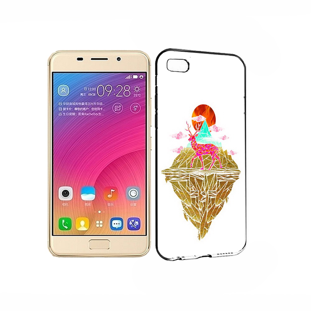 

Чехол MyPads Tocco для Asus ZenFone 3S Max розовый олень абстракция, Прозрачный, Tocco