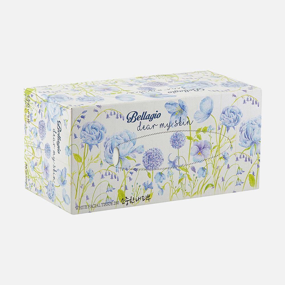 фото Бумажные платки monalisa bellagio flower garden facial tissue 280 шт