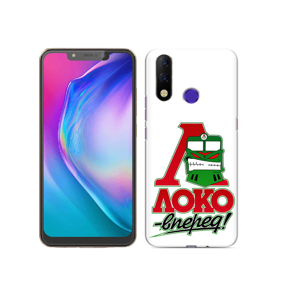 

Чехол MyPads Tocco для Tecno Spark 3 Pro ФК локо вперед, Прозрачный, Tocco