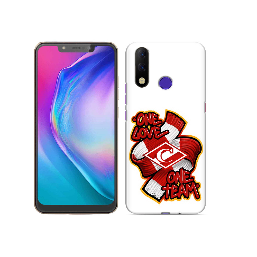 

Чехол MyPads Tocco для Tecno Spark 3 Pro ФК спарак 1 любовь, Прозрачный, Tocco