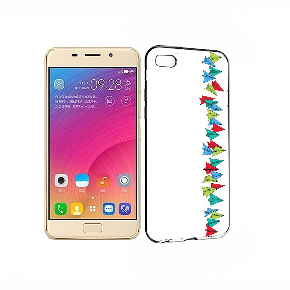 

Чехол MyPads Tocco для Asus ZenFone 3S Max самолетики из листочков, Прозрачный, Tocco