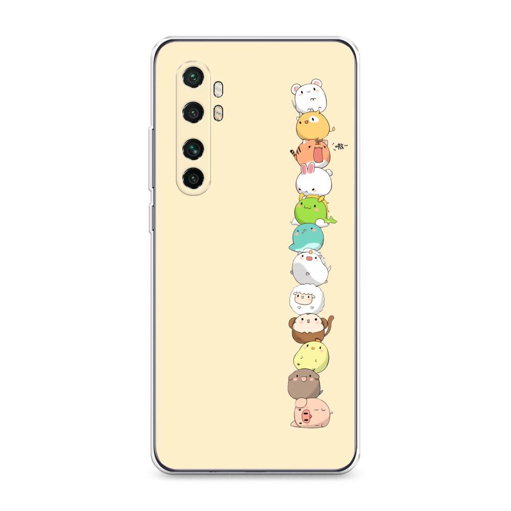 

Чехол Awog на Xiaomi Mi Note 10 lite "Питомцы Чиби", Разноцветный, 38450-2