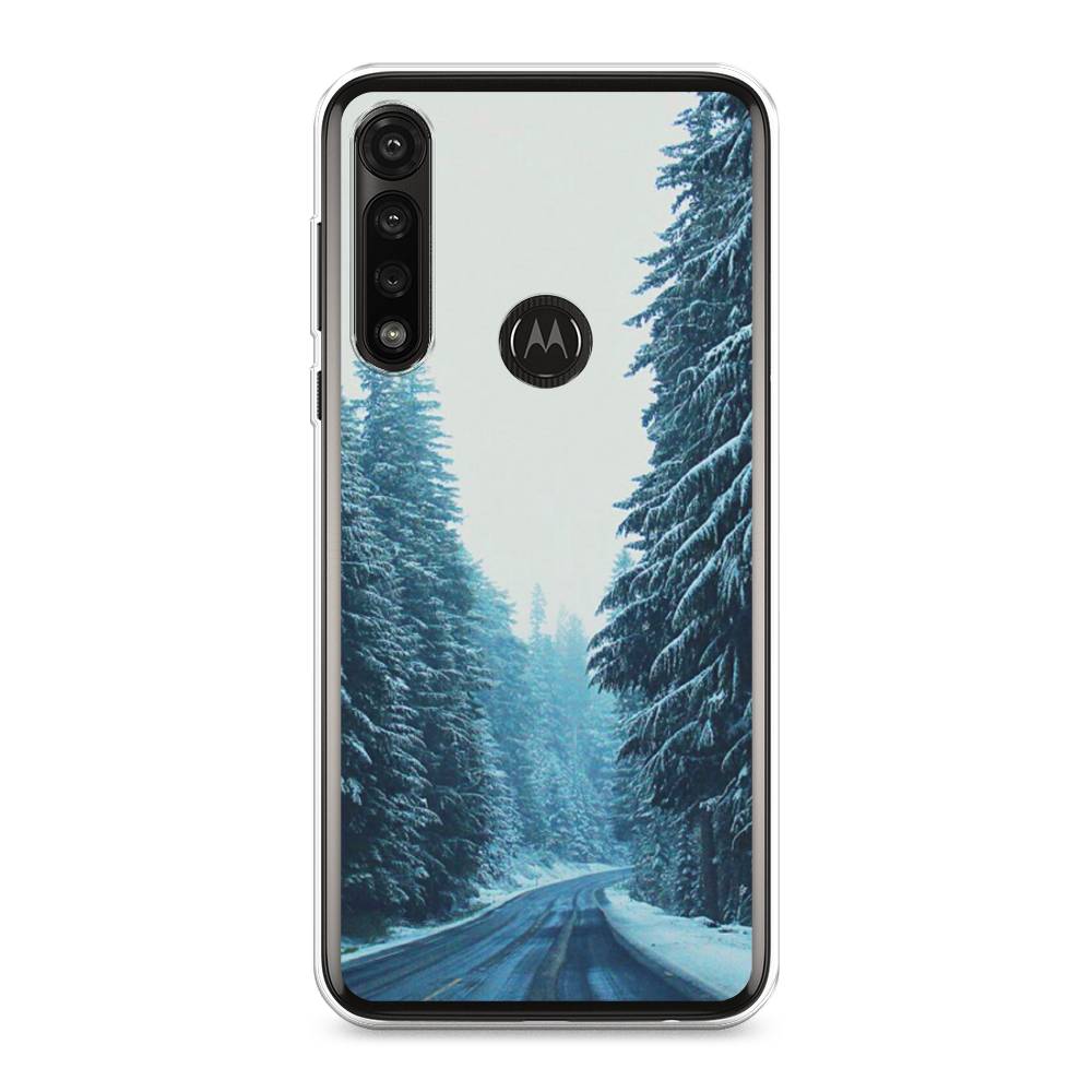 

Чехол на Motorola Moto G Power 2020 "Зима 9", Бежевый;голубой;черный, 242650-2