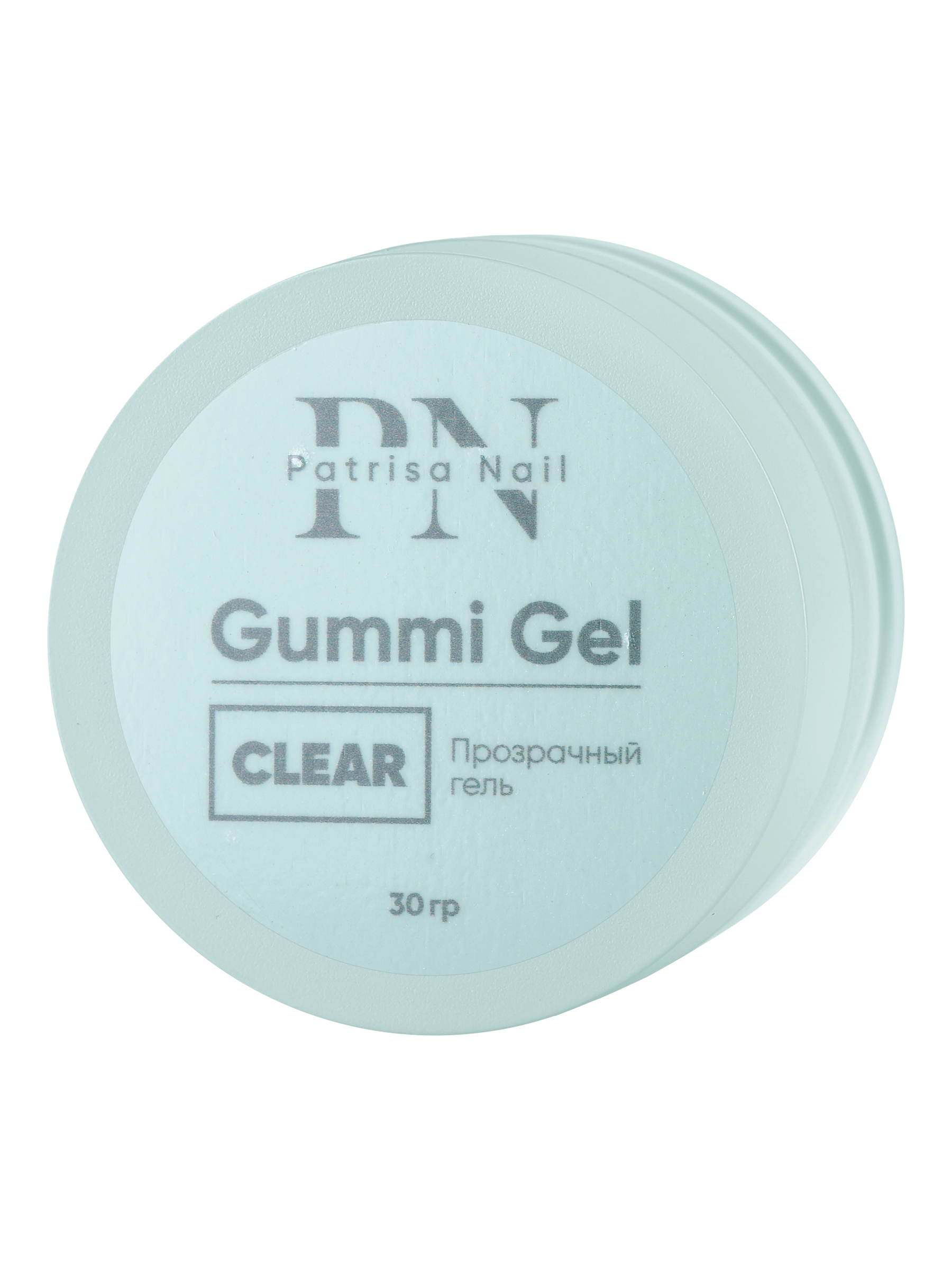 Прозрачный гель Patrisa nail Gummi Gel Clear высокой вязкости 30 г тёмный шатен оксидативный тонирующий гель color gloss clear