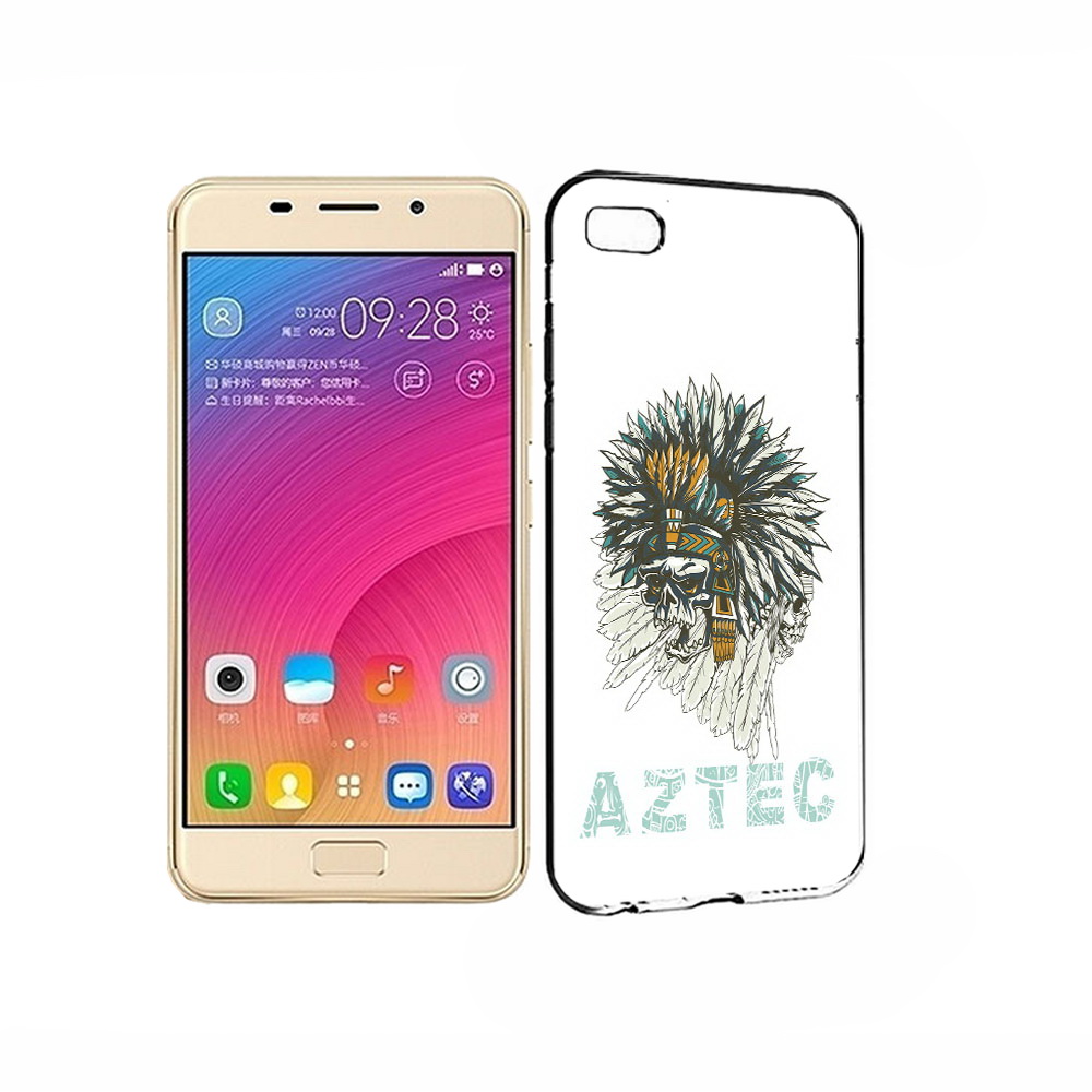 

Чехол MyPads Tocco для Asus ZenFone 3S Max скелет индеец, Прозрачный, Tocco