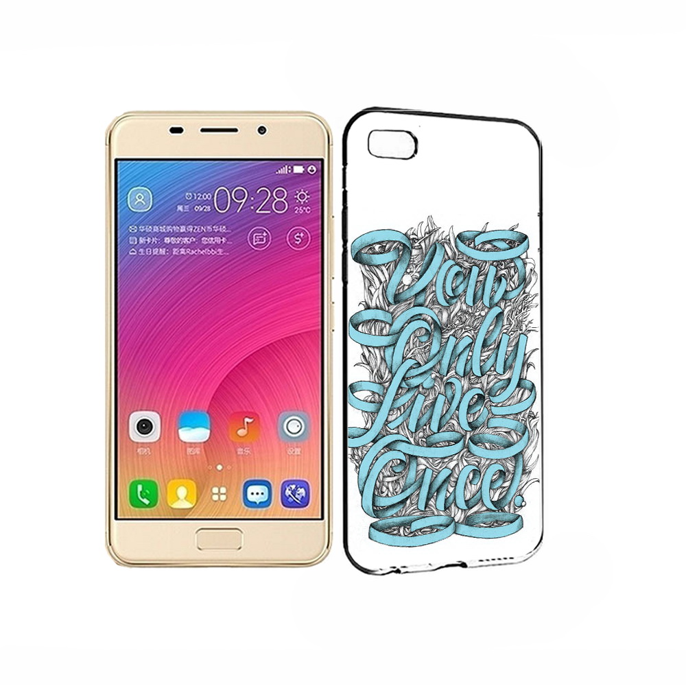 Чехол MyPads Tocco для Asus ZenFone 3S Max слова из ленты абстракция