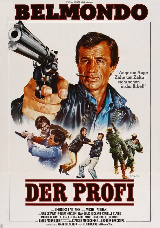 

Постер к фильму "Профессионал" (Le professionnel) A1