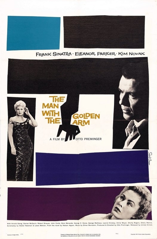 

Постер к фильму "Человек с золотой рукой" (The Man with the Golden Arm) A3
