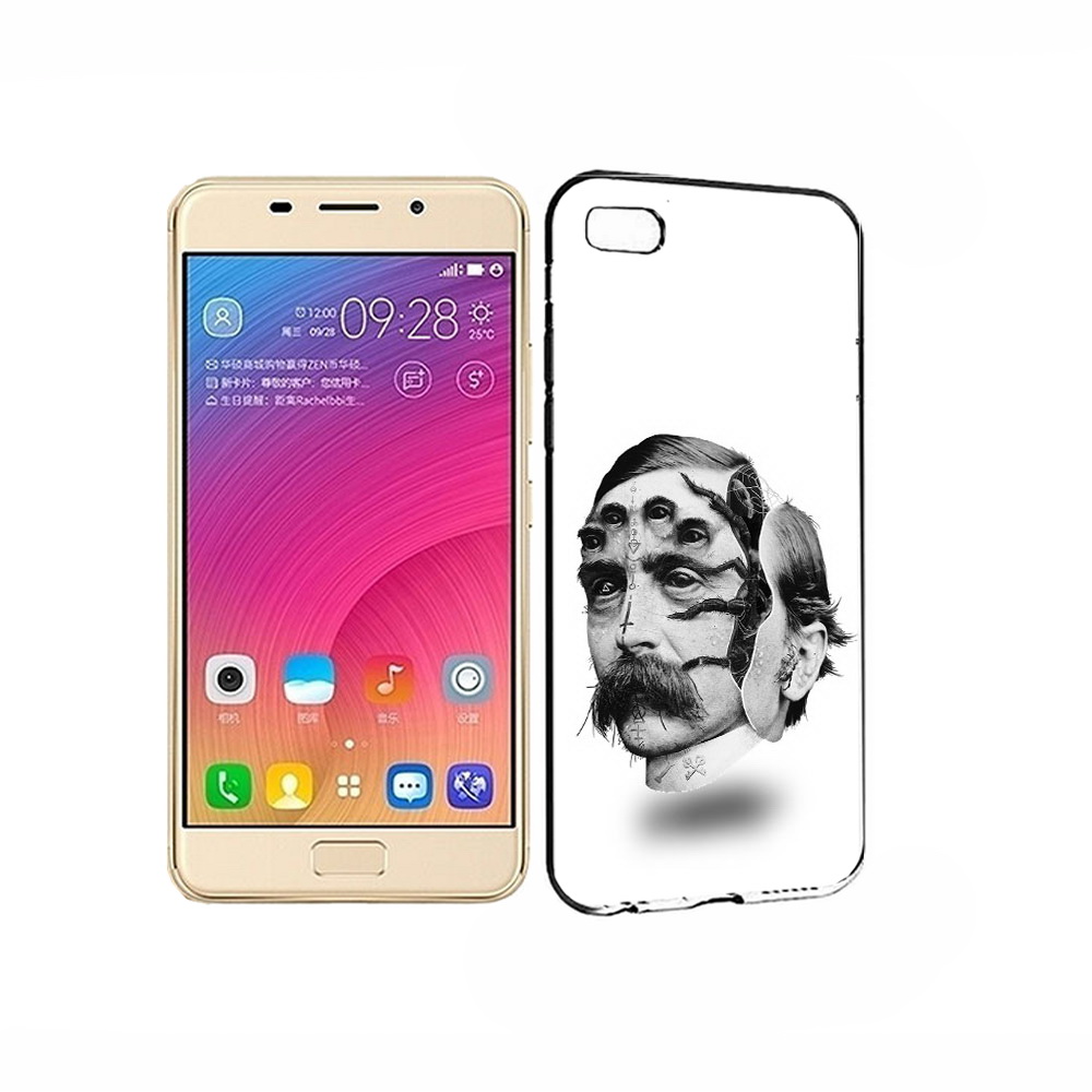 

Чехол MyPads Tocco для Asus ZenFone 3S Max страшное лицо мужчины, Прозрачный, Tocco