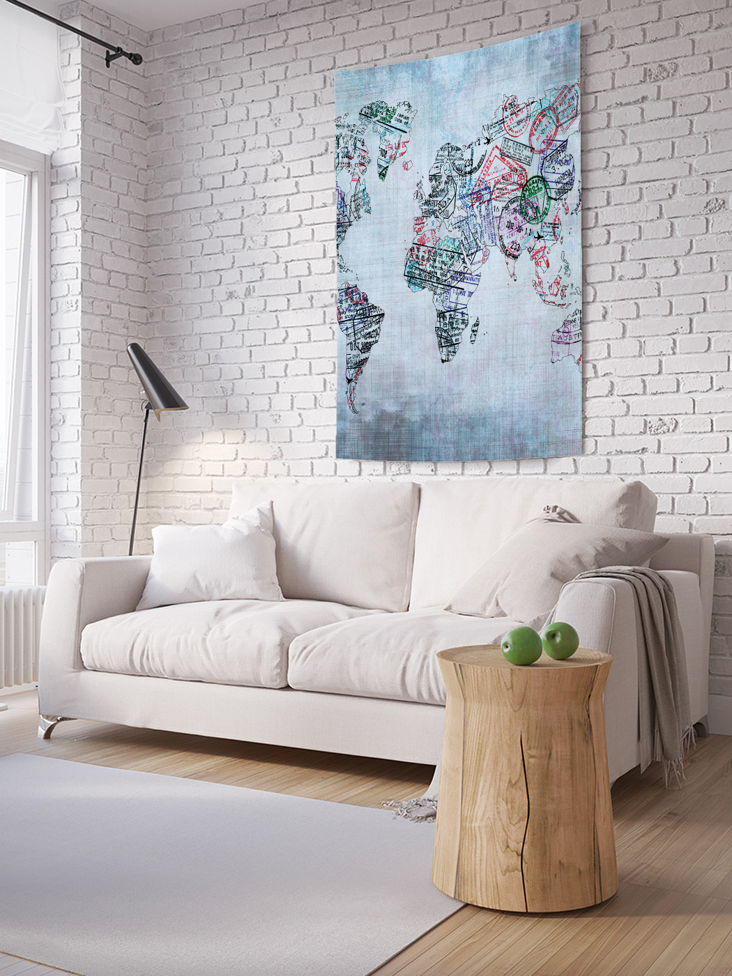 

Вертикальное фотопанно на стену JoyArty Карта печатей 100x150 см, Карта печатей
