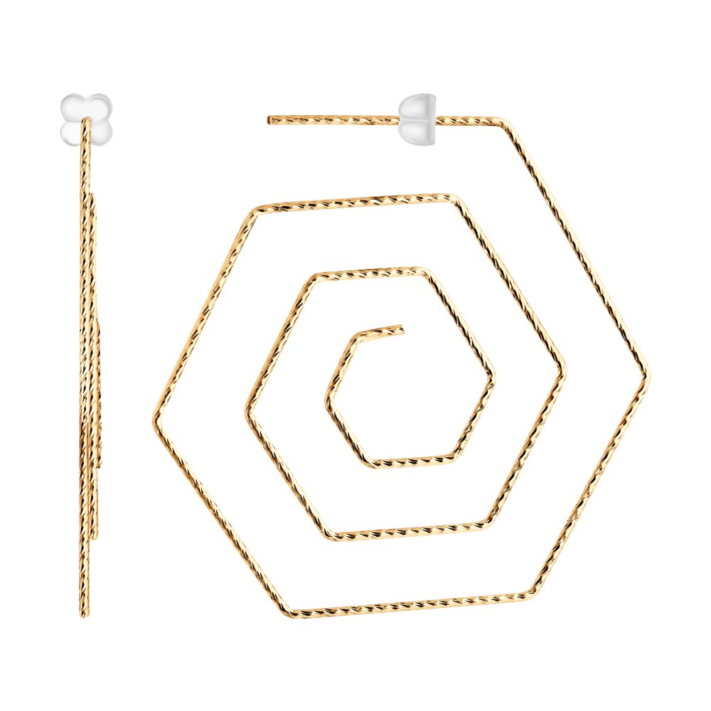 

Серьги конго из серебра SOKOLOV 93021051, 93021051