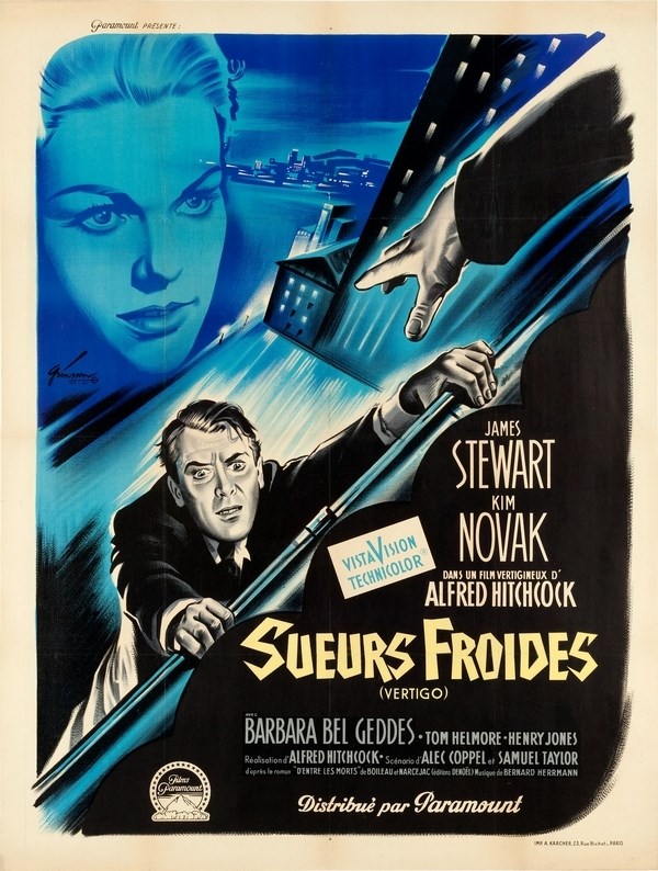 

Постер к фильму "Головокружение" (Vertigo) 50x70 см