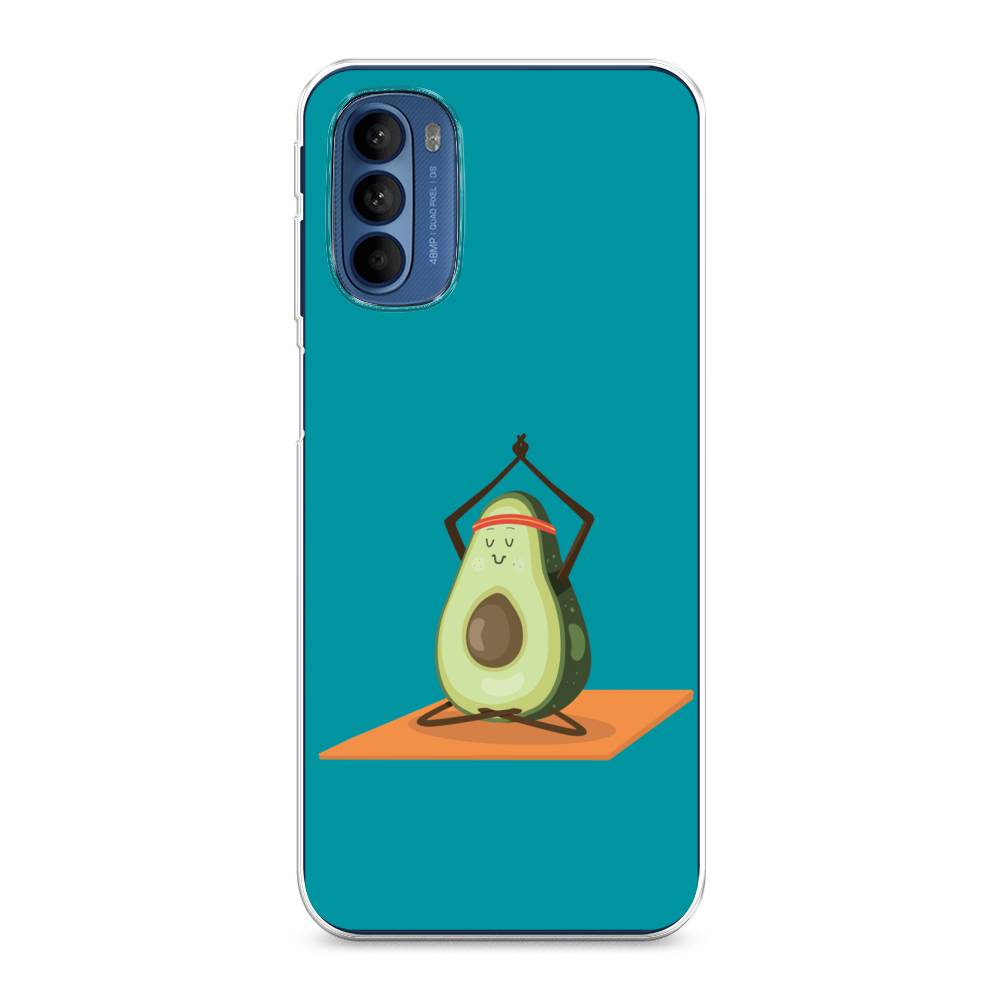 

Чехол на Motorola Moto G31 "Расслабься с авокадо", Голубой, 242550-6