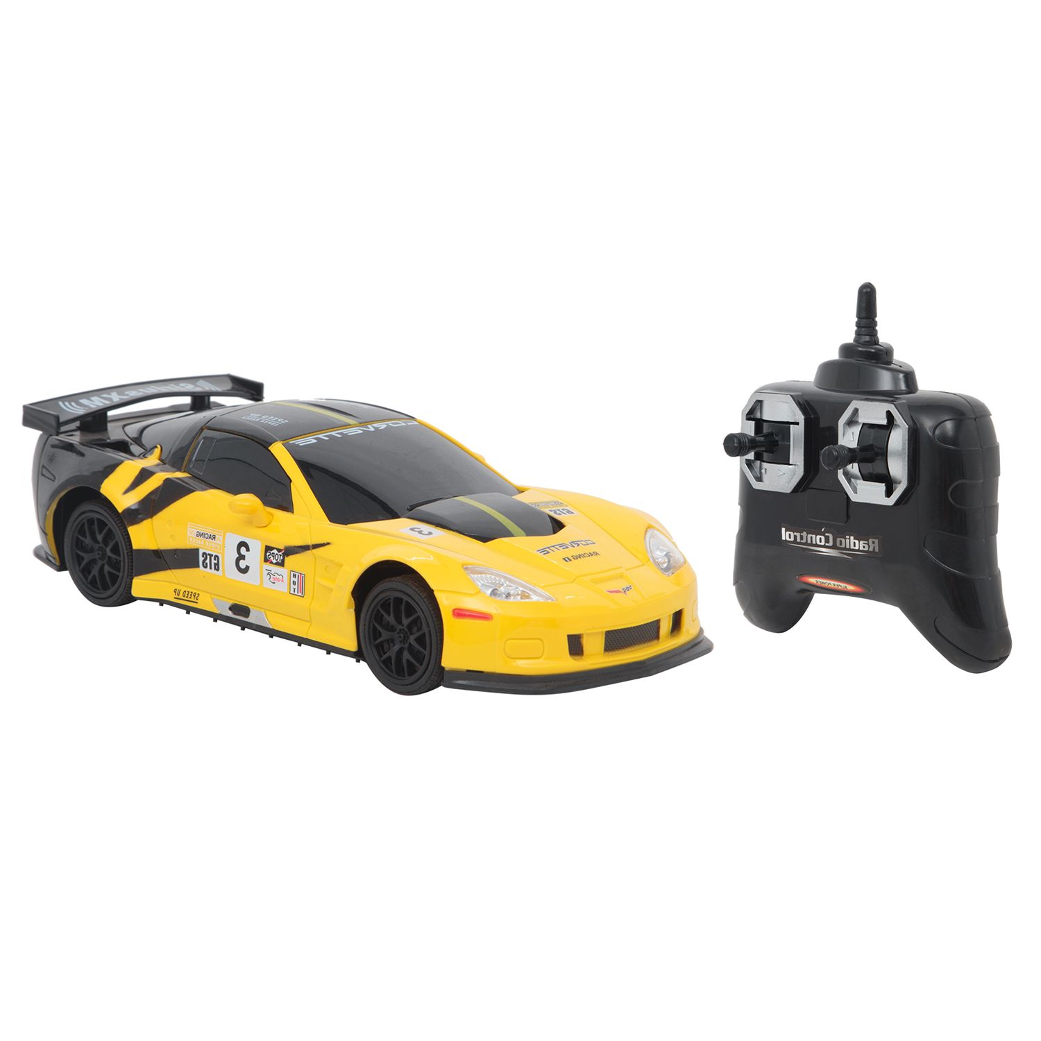 

Машина на радиоуправлении Maxi Car Vip Line Chevrolet Corvette R, 1:24, желтый