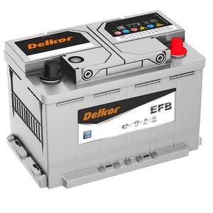 

Аккумулятор Delkor EFB Start-Stop 70 Ач 720А