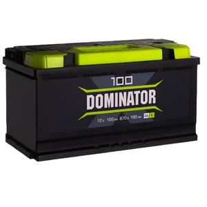 

Аккумулятор Dominator 100 Ач 870А обратная полярность