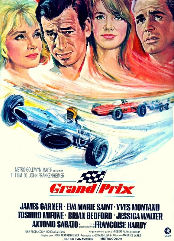 

Постер к фильму "Гран при" (Grand Prix) Оригинальный 68,6x96,5 см