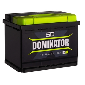 Аккумулятор Dominator 60 Ач 600А обратная полярность