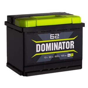 Аккумулятор Dominator 62 Ач 620А обратная полярность