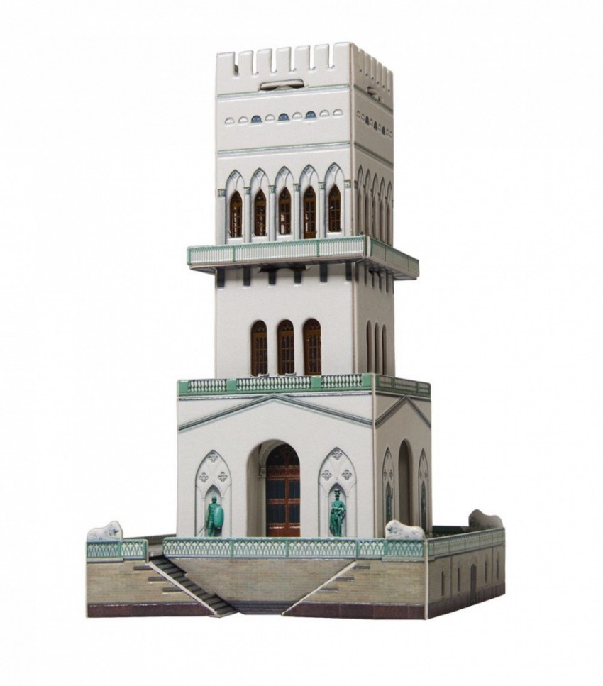фото Сборная модель из картона умбум белая башня (г. пушкин)