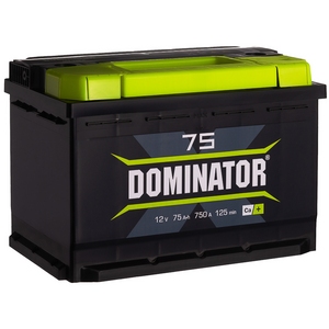 

Аккумулятор Dominator 75 Ач 750А обратная полярность