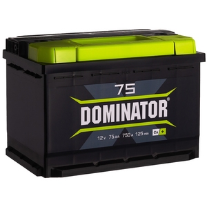 Аккумулятор Dominator 75 Ач 750А прямая полярность