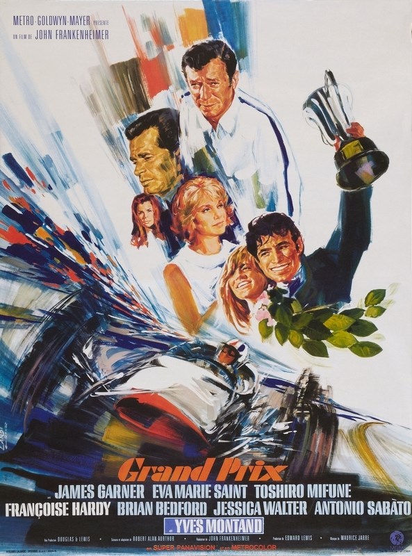 

Постер к фильму "Гран при" (Grand Prix) 50x70 см