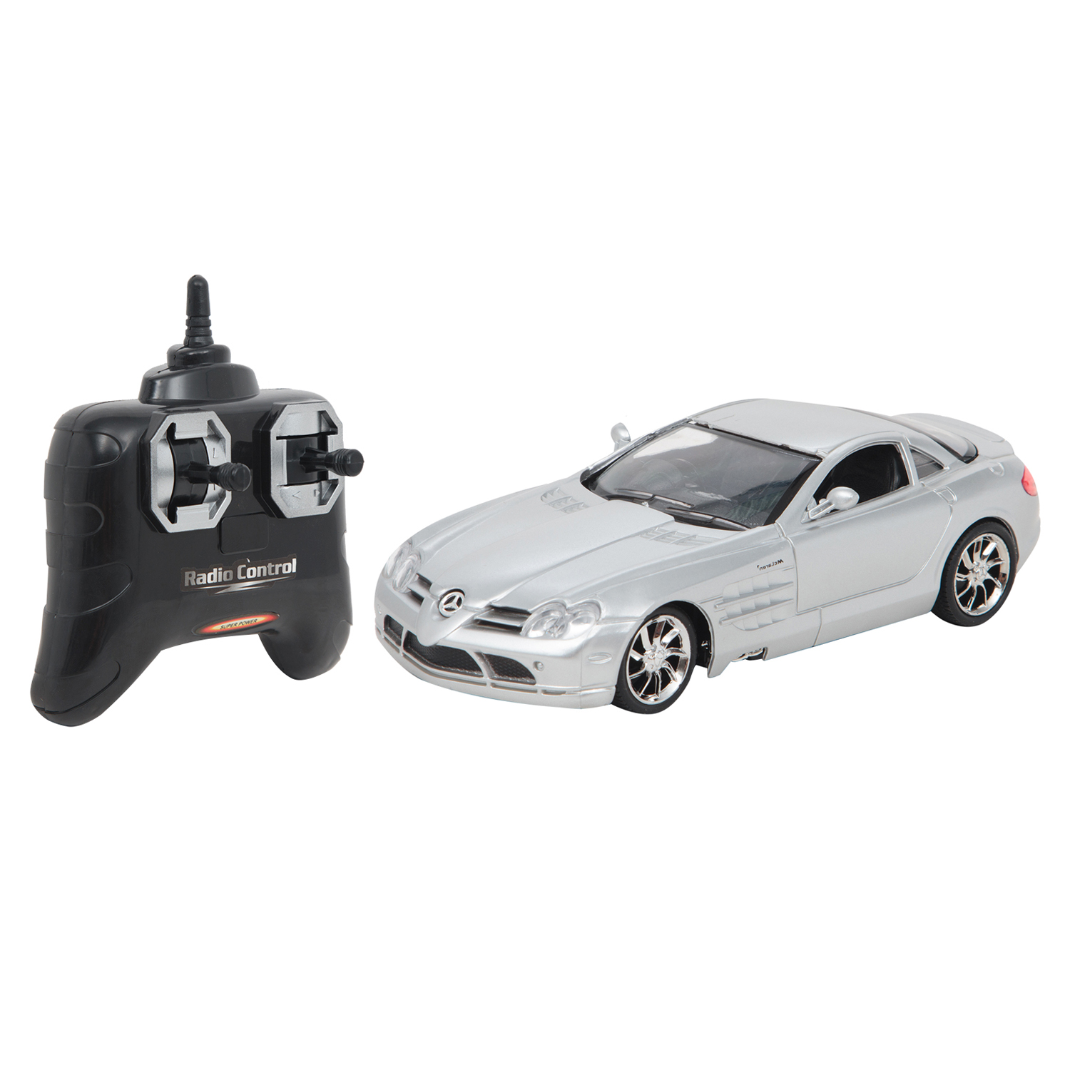 

Машина на радиоуправлении Maxi Car Vip Line Mercedes Benz SLR Mclaren R199, 1:24, серебро