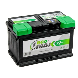 

Аккумулятор EcoMax 72 Ач 680А низкий обратная полярность