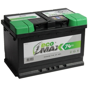 

Аккумулятор EcoMax 74 Ач 680А обратная полярность