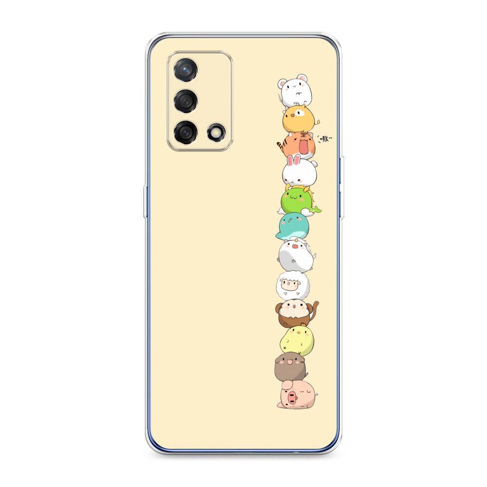 

Чехол Awog на Oppo A74 "Питомцы Чиби", Разноцветный, 256050-2