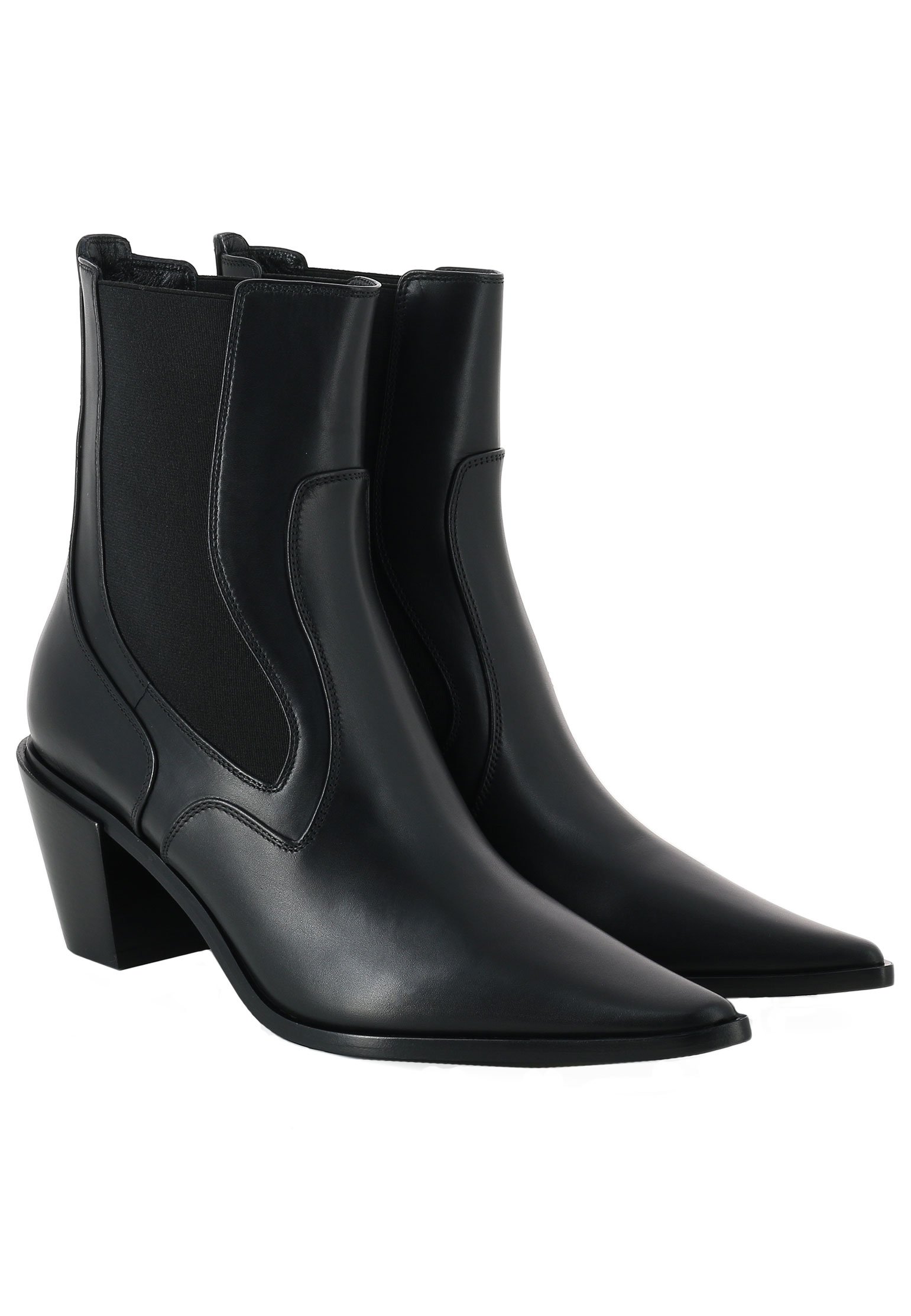 

Ботильоны женские Casadei 122642 черные 37 EU, Черный, 122642
