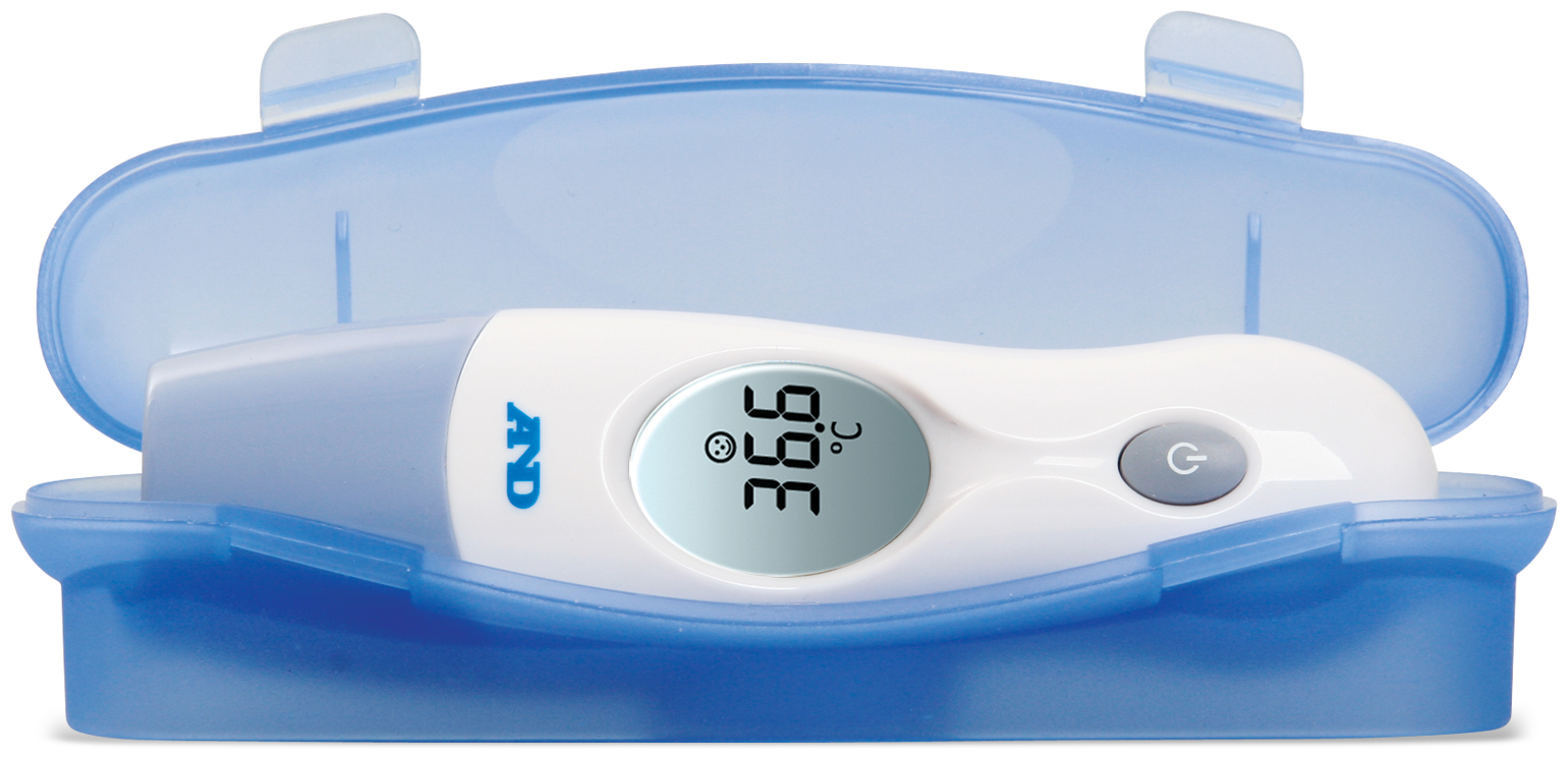 Термометр электронный A&D DT-635, инфракрасный, водонепроницаемый, память, звуковой сигнал