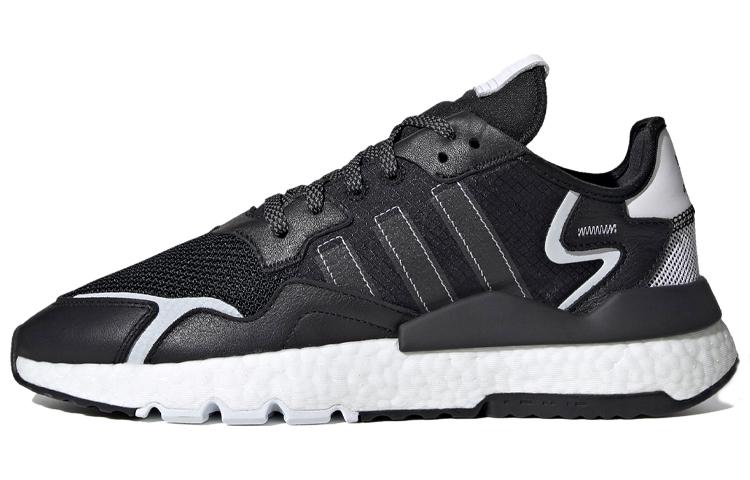 

Кроссовки унисекс Adidas Nite Jogger черные 45 EU, Черный, Nite Jogger