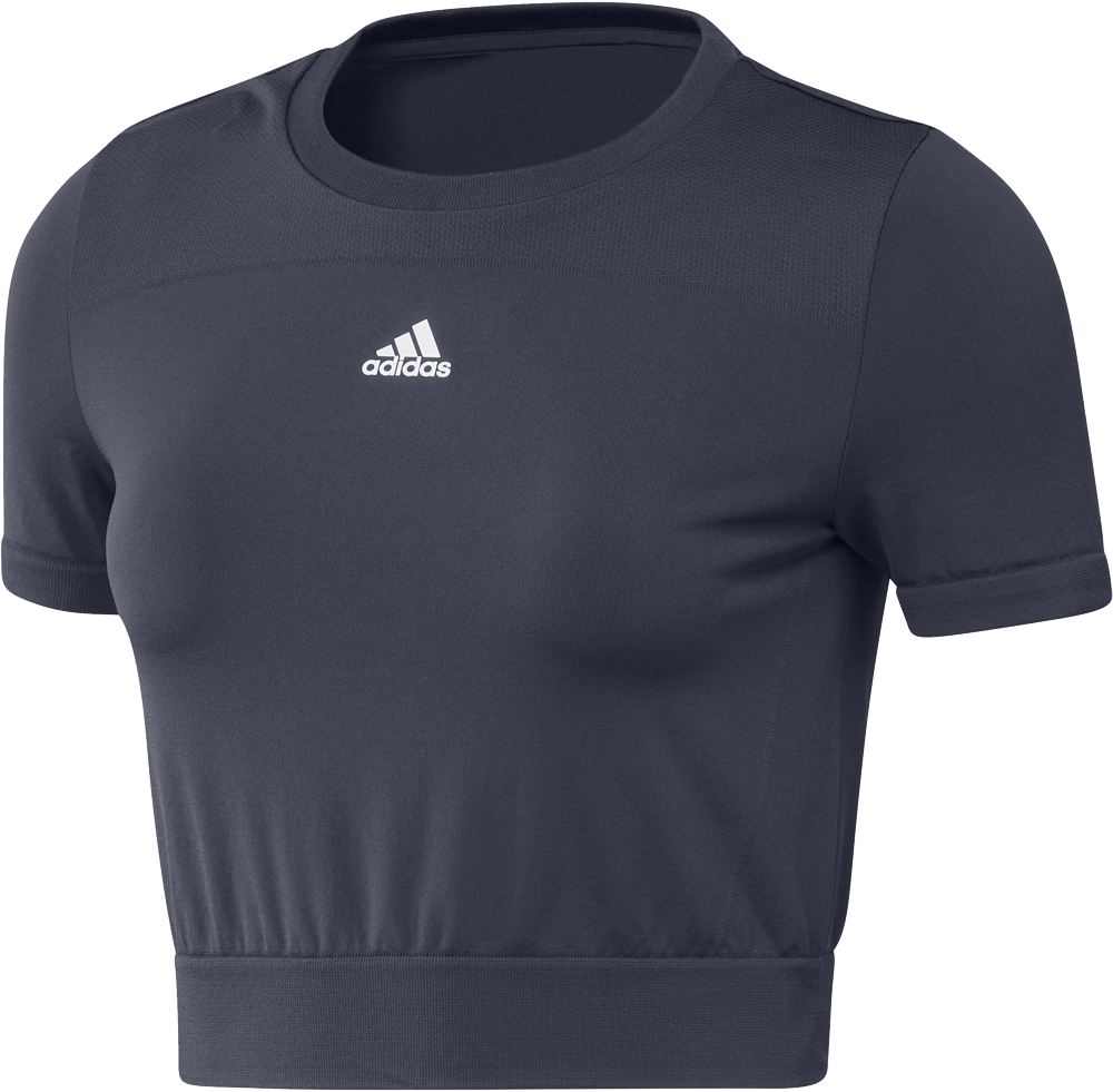 

Футболка женская Adidas HE2971 синяя XS, HE2971