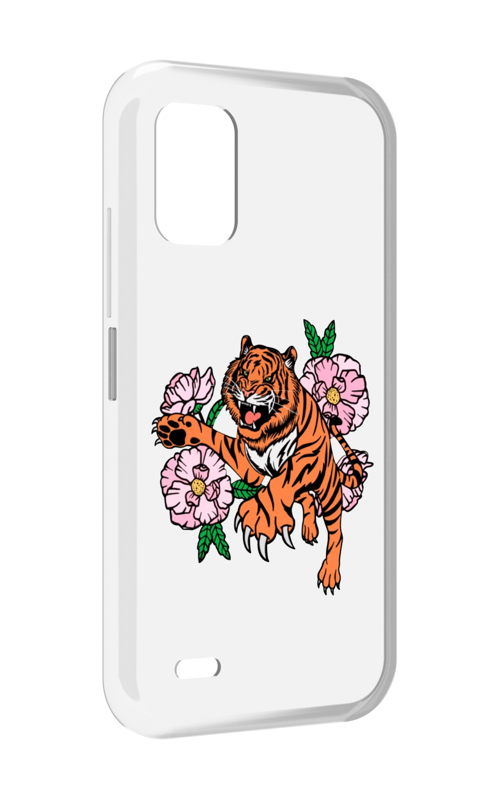 

Чехол MyPads тигры-цветочные для UMIDIGI Bison GT2 / GT2 Pro, Прозрачный, Tocco