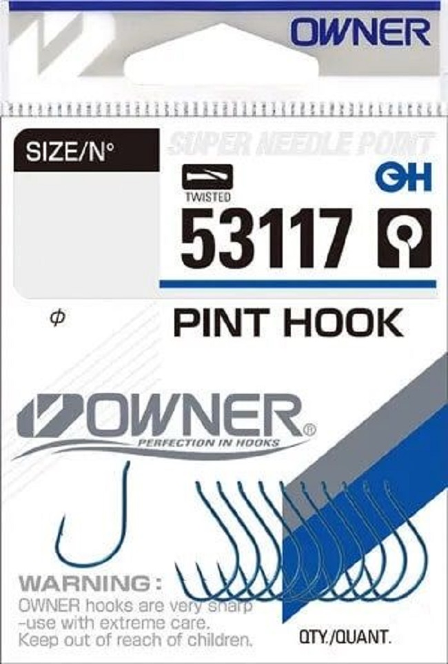 Крючки Owner 53117 № 10 (12шт) Pint Hook