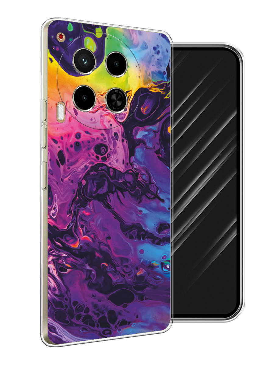 

Чехол Awog на Tecno Camon 30 4G "ACID fluid", Бордовый, 305650-1