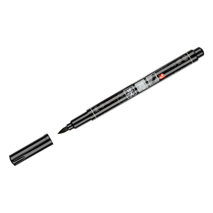 

Ручка-кисть Munhwa Sign pen капиллярная брашпен, черная