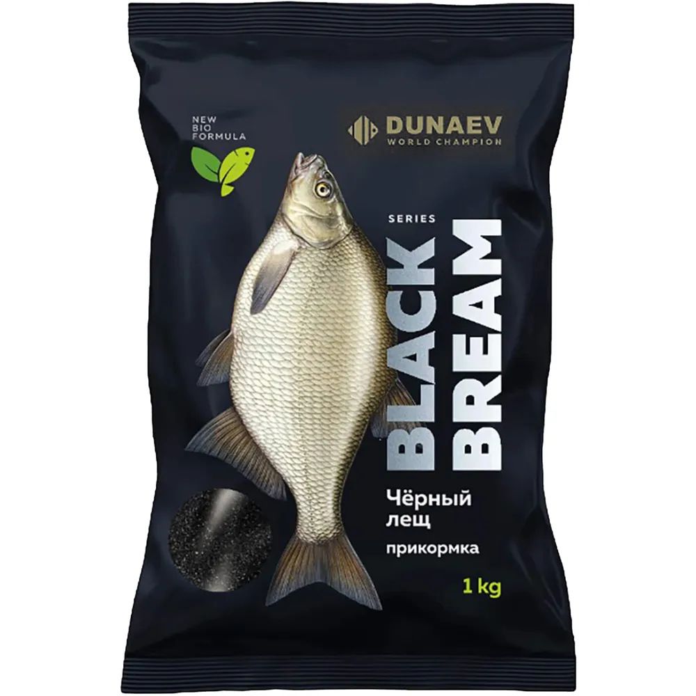 

Прикормка Dunaev BLACK Series BREAM (Лещ) 1 кг, Черный, BLACK Series BREAM