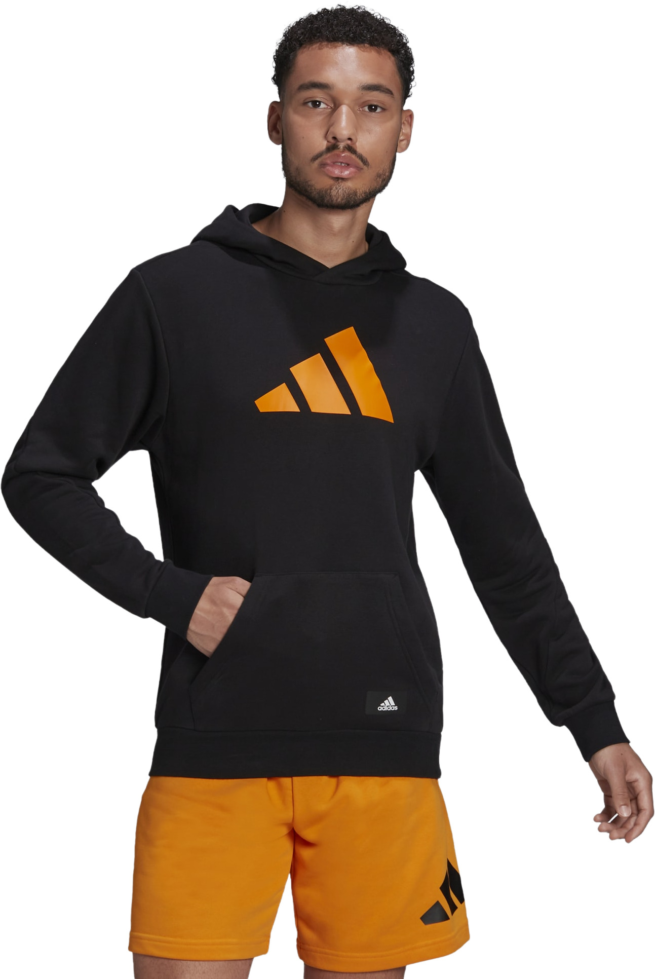 

Худи мужское Adidas HA1410 черное 2XL, HA1410
