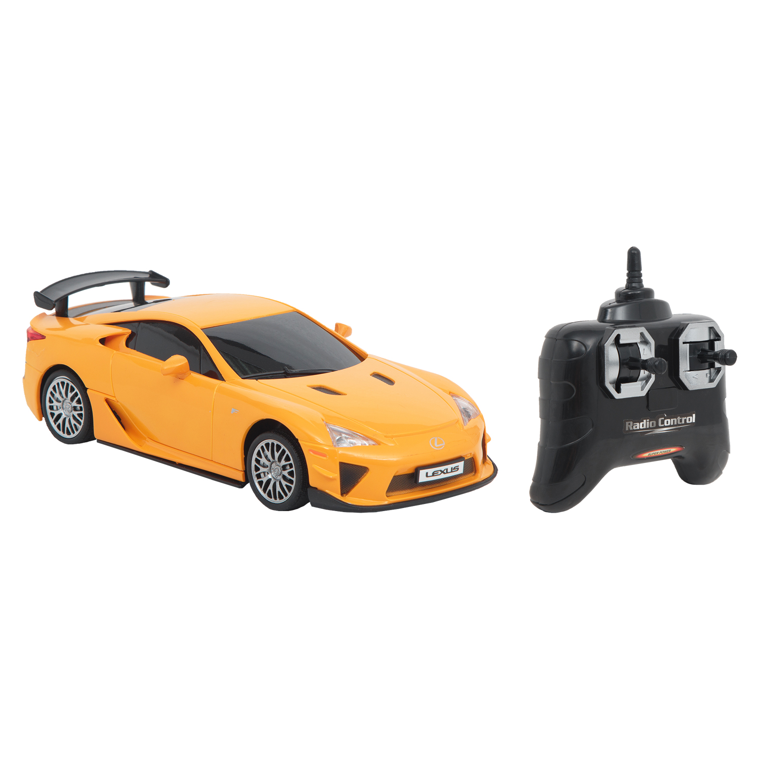 

Машина на радиоуправлении Maxi Car Vip Line Lexus LFA, 1:24, желтый