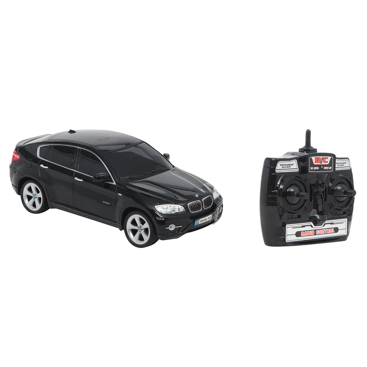 

Машина на радиоуправлении Maxi Car Vip Line BMW X6, 1:14, черный