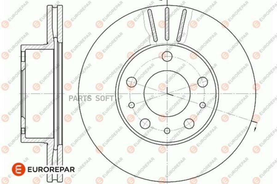 

Диск Тормозной Передний Eurorepar 1667858880 EUROREPAR арт. 1667858880