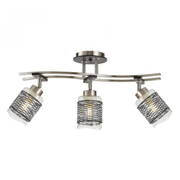 

Люстра IMEX потолочная 3x60Вт Е27 MD.78272-3-S CH+BK