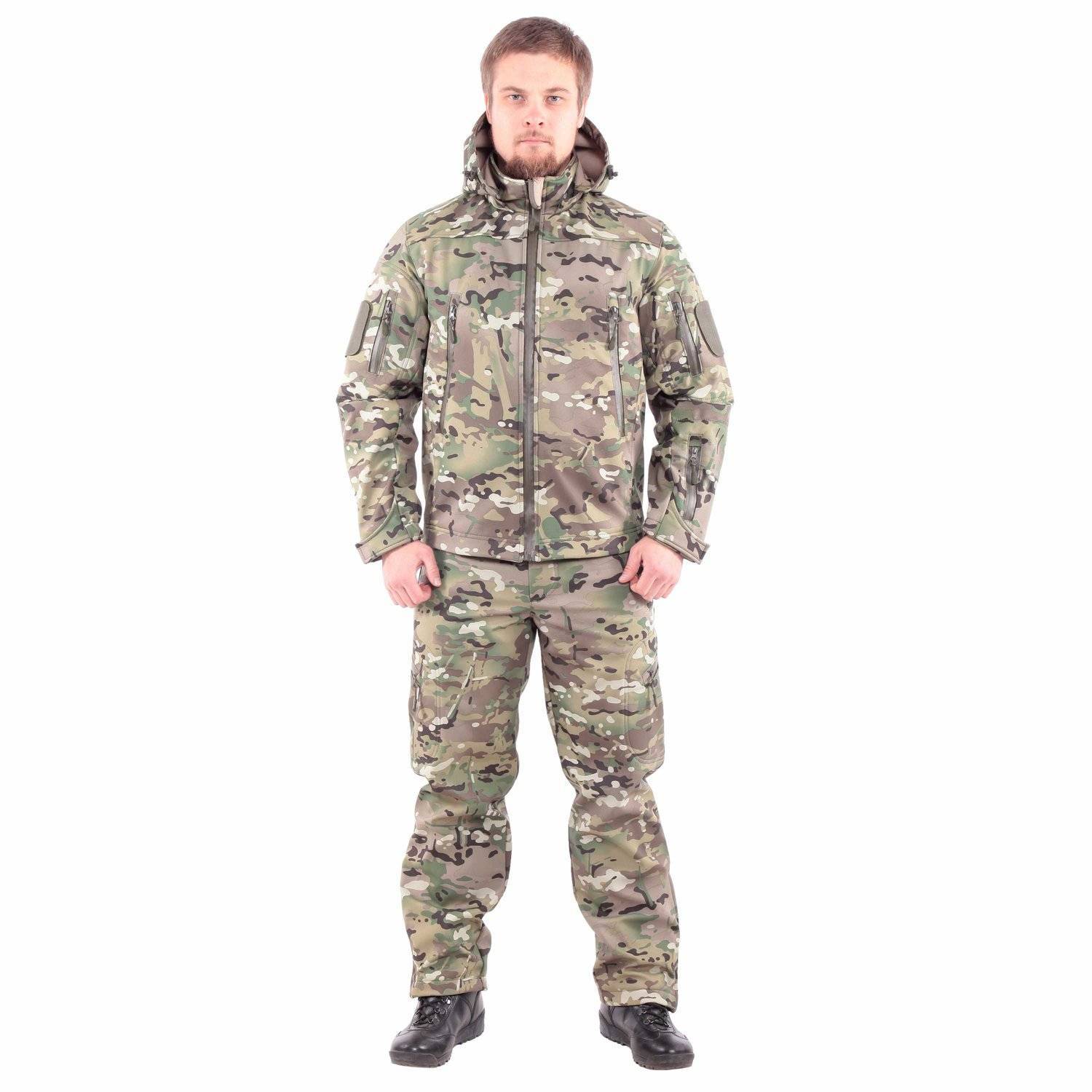 Костюм Военторг Softshell, мультикам, 46 RU, 172-180