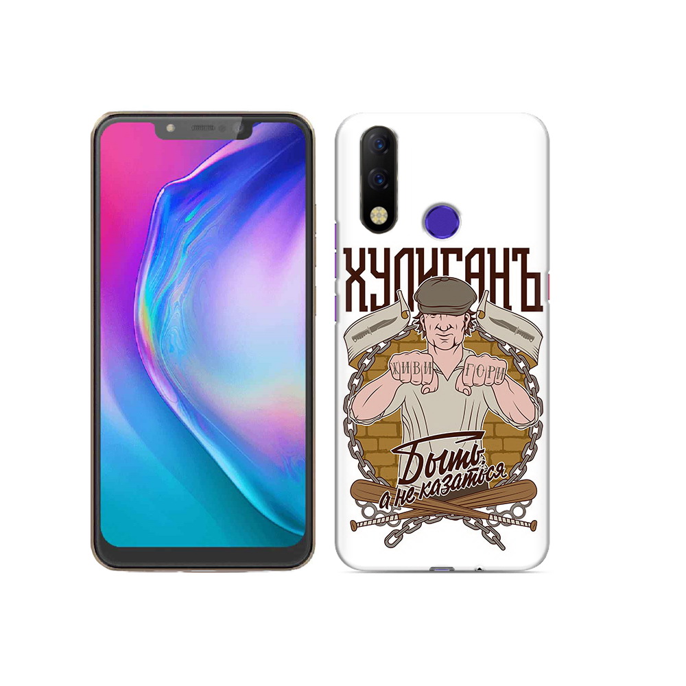 

Чехол MyPads Tocco для Tecno Spark 3 Pro Хулиган, Прозрачный, Tocco