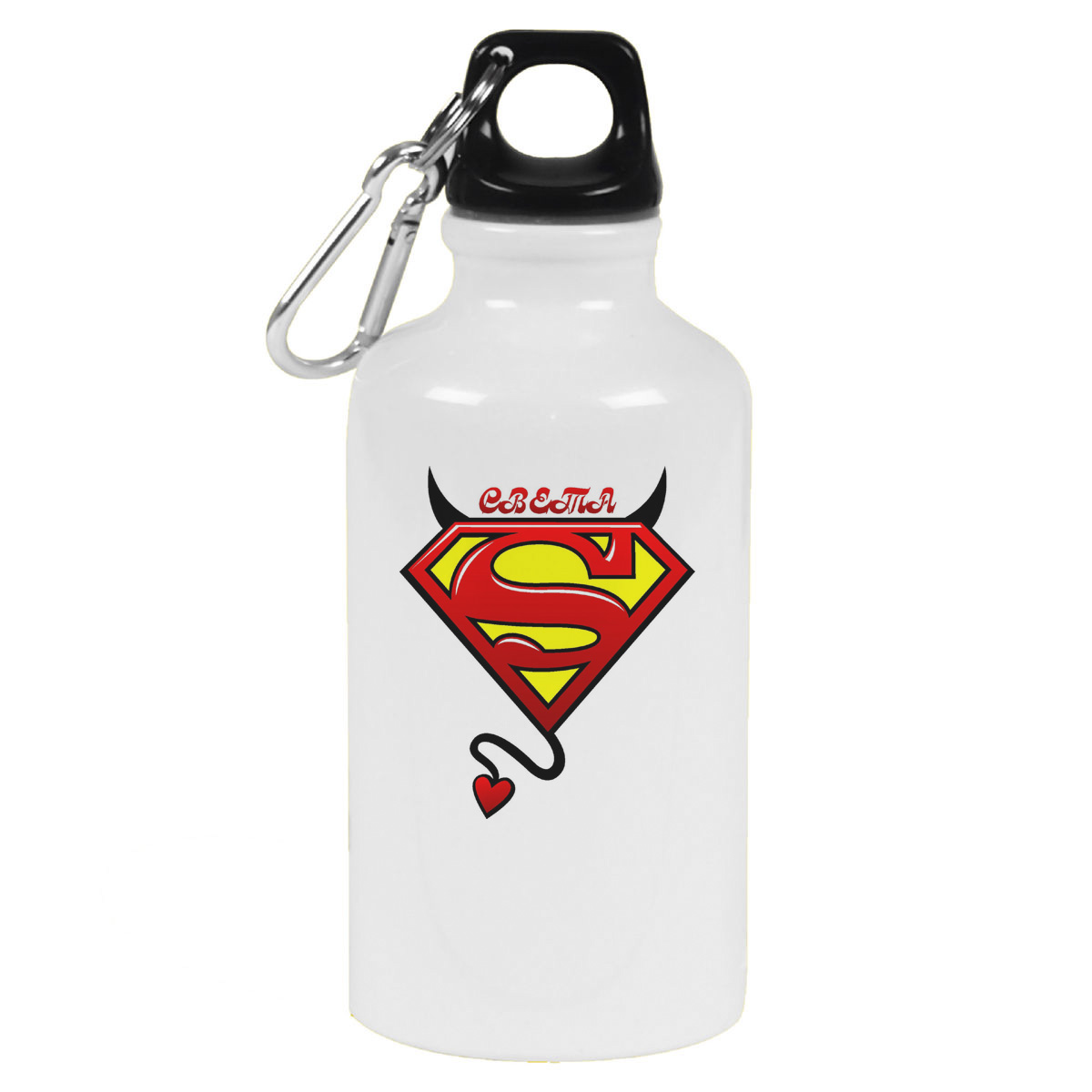 Бутылка спортивная CoolPodarok Супермен Света