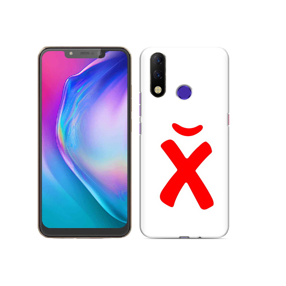 

Чехол MyPads Tocco для Tecno Spark 3 Pro абстракция буква х, Прозрачный, Tocco